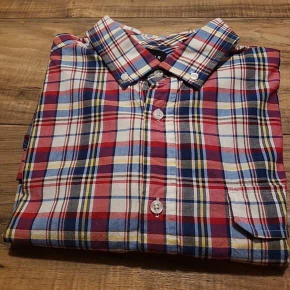 Five Four Men's Long Sleeve Plaid Shirt Dressy Multicolor Size Large - Picture 10 of 11